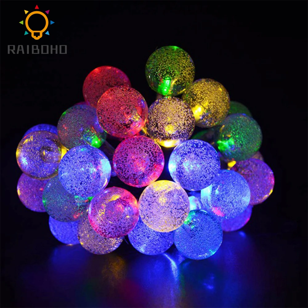 Солнечный струнный светильник 30LED Сказочный струнный светильник s Bubble хрустальный шар светильник s декоративный светильник ing для уличного ...
Солнечный струнный светильник 30LED Сказочный струнный светильник s Bubble хрустальный шар светильник s декоративный светильник ing для уличного ...