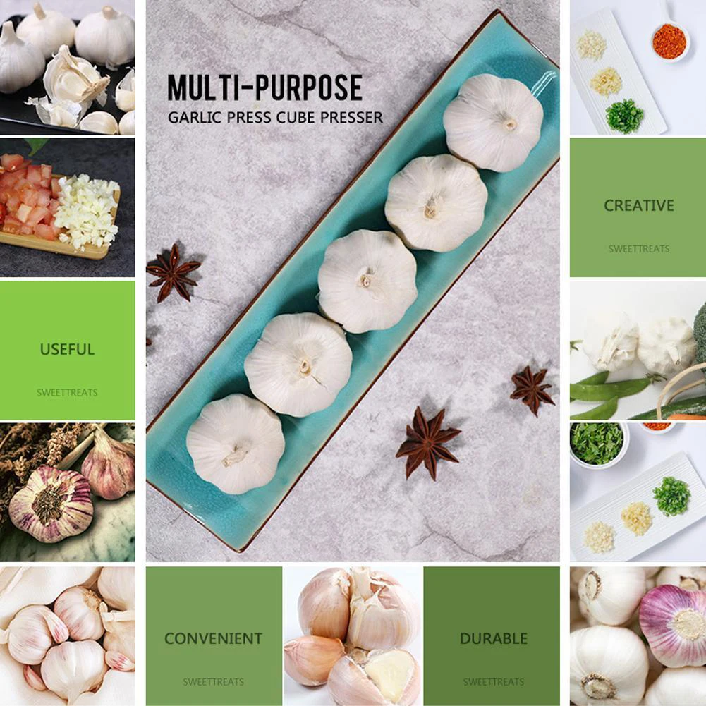 Garlic Press Crusher Mincer Kitchen Stainless Steel Garlic Smasher Squeezer Manual Press Grinding Tool Kitchen Accessories
Garlic Press Crusher Mincer Kitchen Stainless Steel Garlic Smasher Squeezer Manual Press Grinding Tool Kitchen Accessories