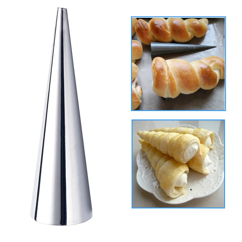 Stainless Steel Spiral Bread Mold Pastry Cream Horn Moulds Coil Mold Tool Temperatures Croissant Danish Tube Cone Mold 10Pcs
Stainless Steel Spiral Bread Mold Pastry Cream Horn Moulds Coil Mold Tool Temperatures Croissant Danish Tube Cone Mold 10Pcs