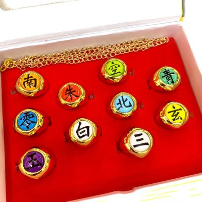 10pcs/set Narutos Shippuden Akatsuki Member Cosplay Ring Uchiha Itachi Sharingan Metal Model Toys For Children Christmas Toys
10pcs/set Narutos Shippuden Akatsuki Member Cosplay Ring Uchiha Itachi Sharingan Metal Model Toys For Children Christmas Toys