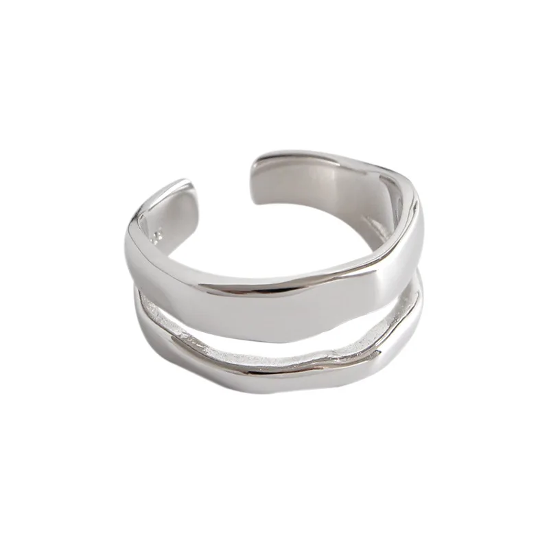 Real 925 sterling silver rings for women double layer finger ring friends birthday gift, fashion woman ring silver 925 jewelry
Real 925 sterling silver rings for women double layer finger ring friends birthday gift, fashion woman ring silver 925 jewelry