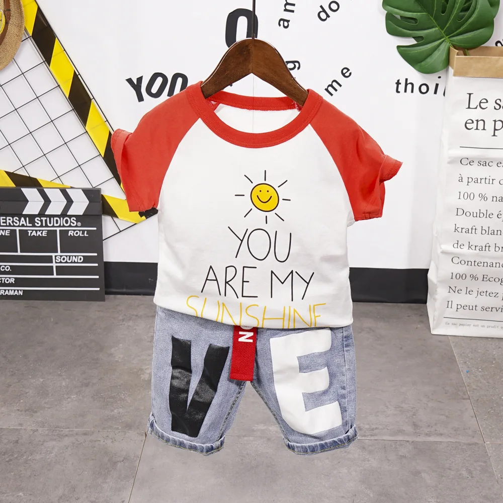 Baby Cotton Cartoon Sets Leisure Sports Toddler Kids Girls Boys Summer Clothes Children Clothing Set for 2-7years
Baby Cotton Cartoon Sets Leisure Sports Toddler Kids Girls Boys Summer Clothes Children Clothing Set for 2-7years