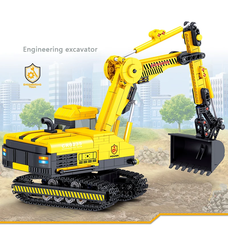 Mailackers City Engineering Mobile Excavator Truck Building Blocks City Construction Car Model Bricks Toys For Children 747PCS
Mailackers City Engineering Mobile Excavator Truck Building Blocks City Construction Car Model Bricks Toys For Children 747PCS