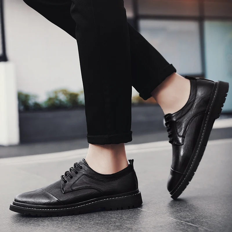 Leisure Shoes Shoe Casual Man Mens Shoes Loafers Men Black Leather Sneaker Zapatillas Informales Hombre Fashion Men's
Leisure Shoes Shoe Casual Man Mens Shoes Loafers Men Black Leather Sneaker Zapatillas Informales Hombre Fashion Men's