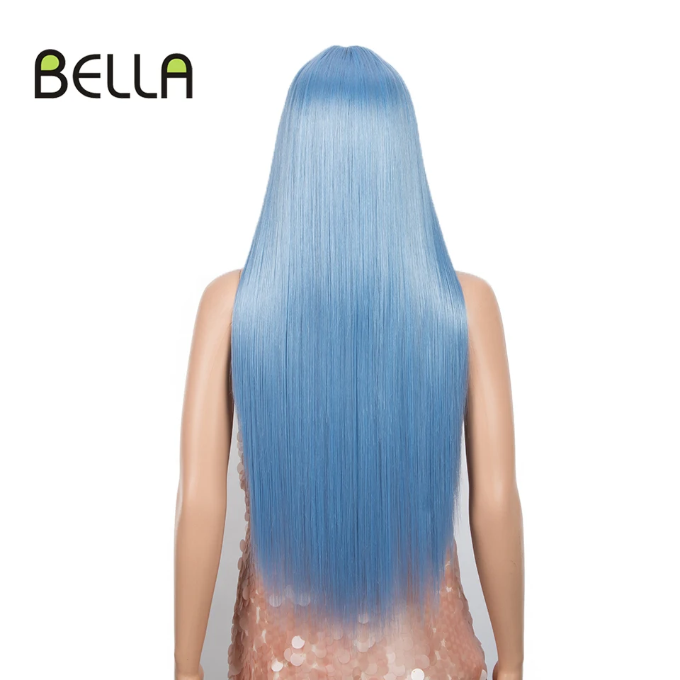 Женский синтетический парик Bella Philosophy светло-голубой для косплея Лолиты 30 дюймов