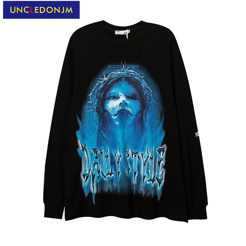 UNCLEDONJM Evil oversized t shirt harajuku graphic t shirts HIP HOP men clothing high street mens t shirts Tops Tees
UNCLEDONJM Evil oversized t shirt harajuku graphic t shirts HIP HOP men clothing high street mens t shirts Tops Tees