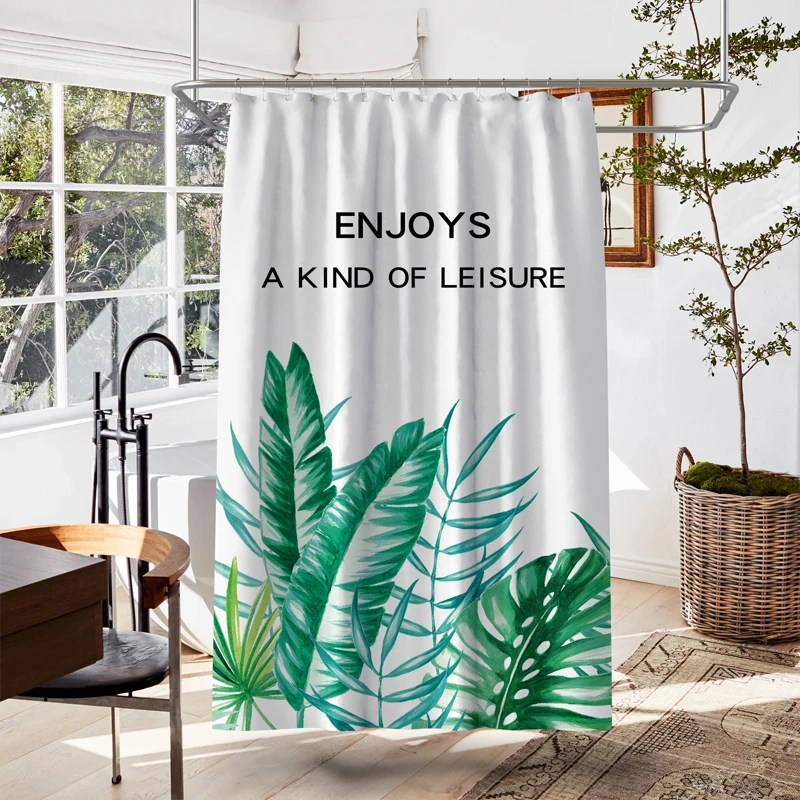 Green Leaves Shower Curtain Bath Curtain Waterproof Polyester Bathroom Shower Room Home Decor douchegordijn T294
Green Leaves Shower Curtain Bath Curtain Waterproof Polyester Bathroom Shower Room Home Decor douchegordijn T294