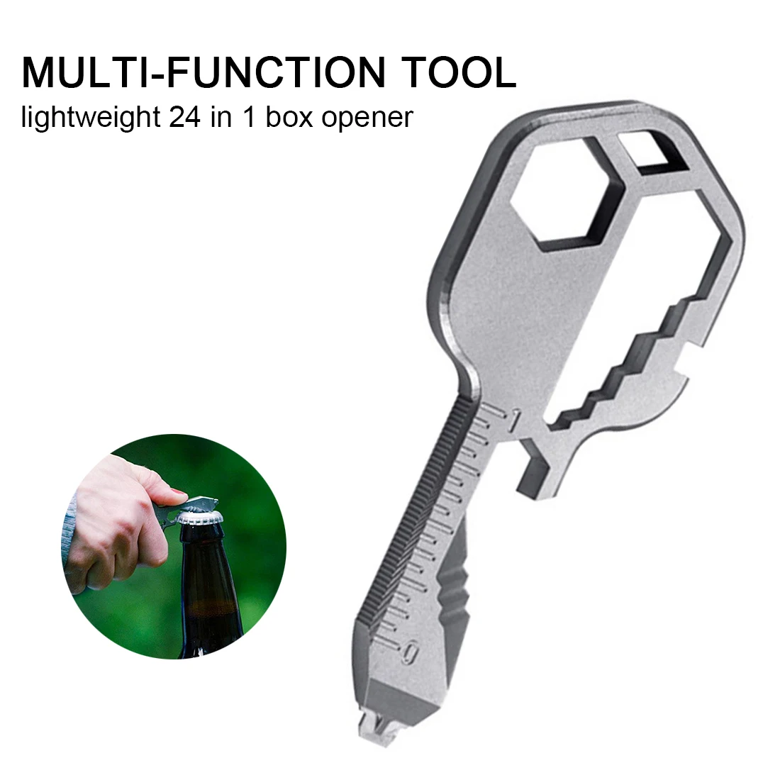 Mini Multifunctional Screwdriver 24 in 1 EDC Set Stainless Steel Key Shape Slotted Screwdrivers Keychain Pocket Repair Tool 
Mini Multifunctional Screwdriver 24 in 1 EDC Set Stainless Steel Key Shape Slotted Screwdrivers Keychain Pocket Repair Tool