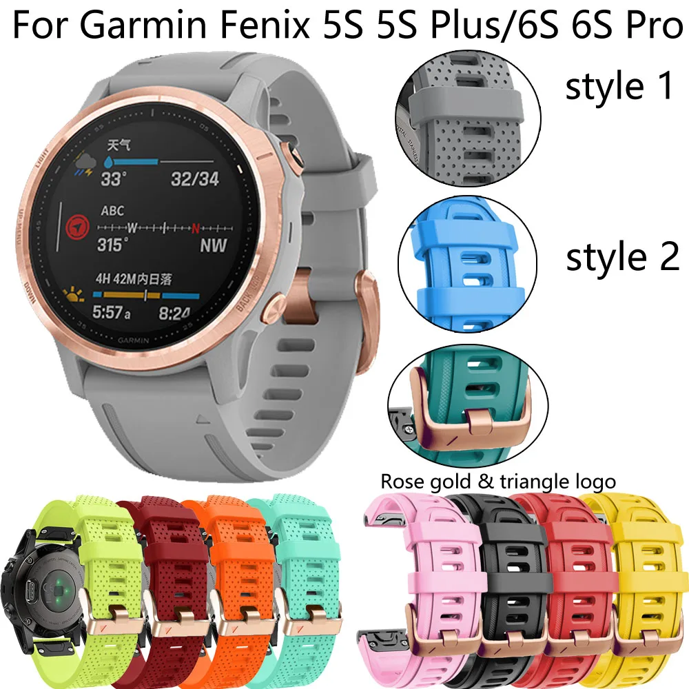 20mm Sports Replacement Quick Fit Watchband For Garmin Fenix 5S 5SPlus Silicone Easyfit Wrist Band for Garmin Fenix 6S 6S Pro 
20mm Sports Replacement Quick Fit Watchband For Garmin Fenix 5S 5SPlus Silicone Easyfit Wrist Band for Garmin Fenix 6S 6S Pro