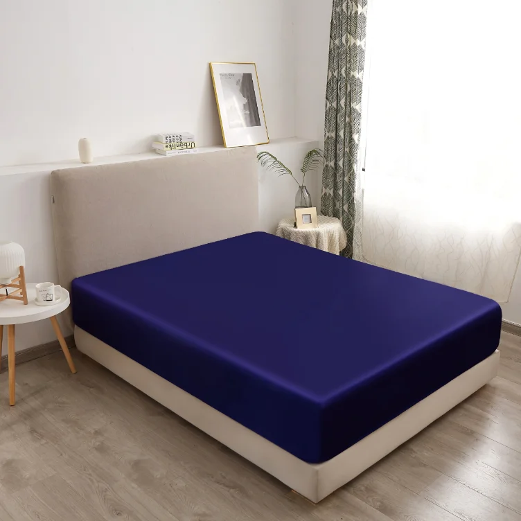 Euro Ice Silk Fitted Sheet Bedding Embroidery High-End Solid Mattress Cover Elastic Band Comfortable Bedspread Bedclothes
Euro Ice Silk Fitted Sheet Bedding Embroidery High-End Solid Mattress Cover Elastic Band Comfortable Bedspread Bedclothes