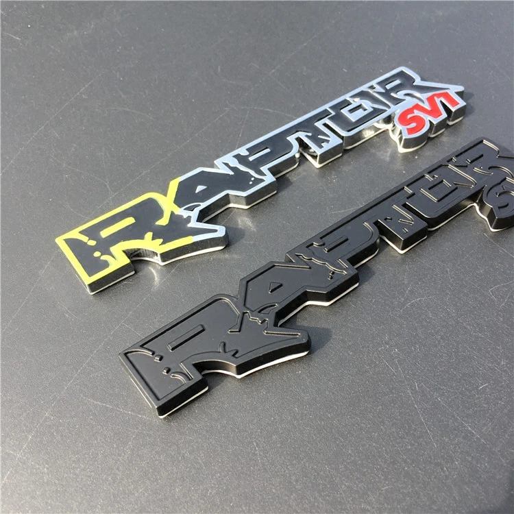1 шт. 3D металлический сплав RAPTOR SVT логотип эмблема значок автомобильные наклейки