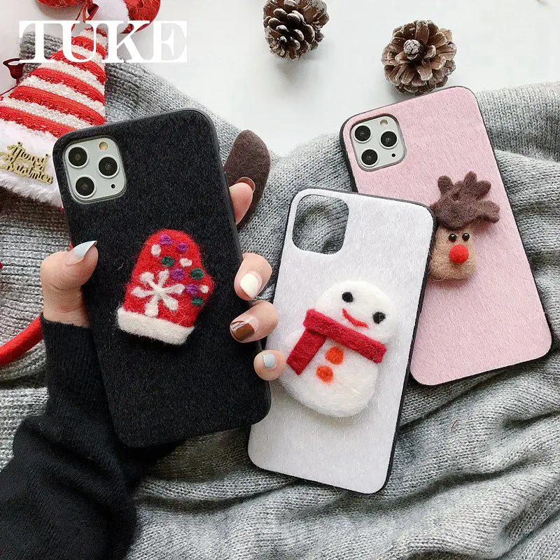 Рождественский милый чехол для телефона с изображением снеговика Xiaomi Mi CC9E A3 3D