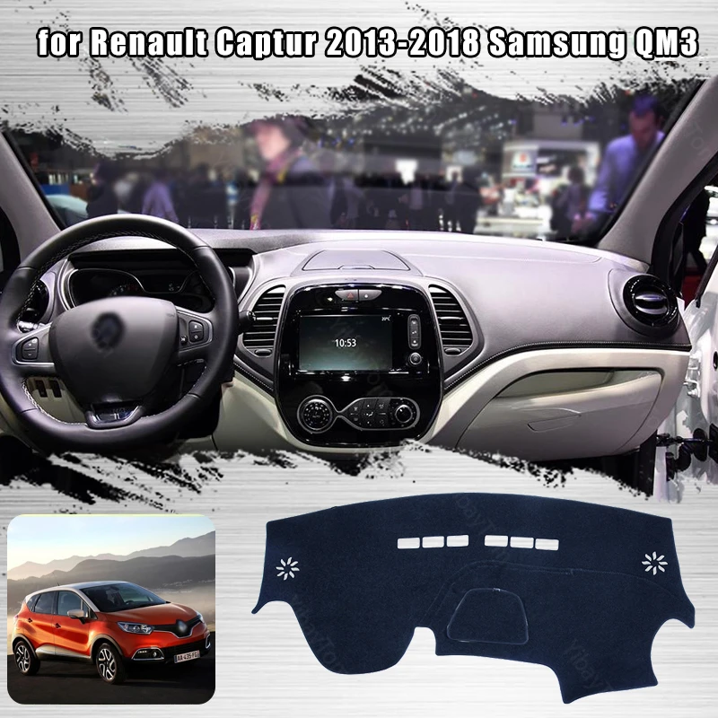 Car Dashboard Cover Mat Sun Shade Pad Instrument Panel Carpets Anti-UV for Renault Captur 2013-2018 Samsung QM3 Accessories
Car Dashboard Cover Mat Sun Shade Pad Instrument Panel Carpets Anti-UV for Renault Captur 2013-2018 Samsung QM3 Accessories