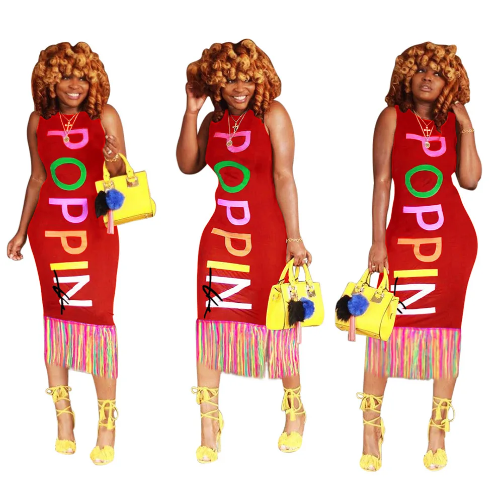 RStylish 2021 Summer Fashion Skirt Colorful Letters Print Womens Sleeveless O Neck Bodycon Club Party Tassel Knee Length Dresses
RStylish 2021 Summer Fashion Skirt Colorful Letters Print Womens Sleeveless O Neck Bodycon Club Party Tassel Knee Length Dresses