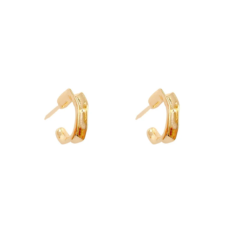 Design Simple Metal C-shaped Style Geometric Female 2021 Office Promotion Earring for Women European Wedding
Design Simple Metal C-shaped Style Geometric Female 2021 Office Promotion Earring for Women European Wedding