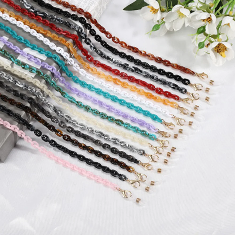 New Fashion Women Eyeglass Chains Wide Acrylic Chains Anti-slip Eyewear Cord Holder Neck Strap Reading Glasses Rope Gift
New Fashion Women Eyeglass Chains Wide Acrylic Chains Anti-slip Eyewear Cord Holder Neck Strap Reading Glasses Rope Gift