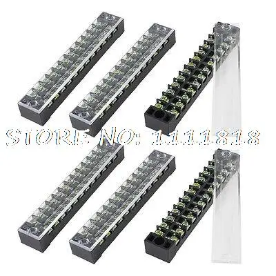 6 шт., Клеммная колодка с винтовым зажимом, 12 позиций, 600 В, 15 А
6 шт., Клеммная колодка с винтовым зажимом, 12 позиций, 600 В, 15 А