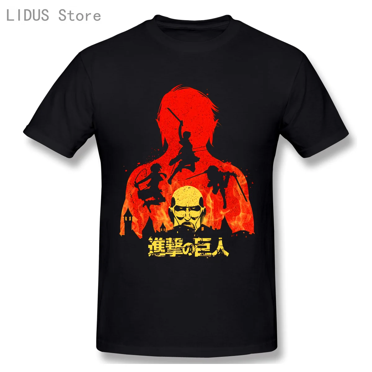 KILL THEM ALL Attack On Titan Anime T-Shirt for Men Top Quality Short Sleeve Cotton Round Neck T Shirts Tee
KILL THEM ALL Attack On Titan Anime T-Shirt for Men Top Quality Short Sleeve Cotton Round Neck T Shirts Tee