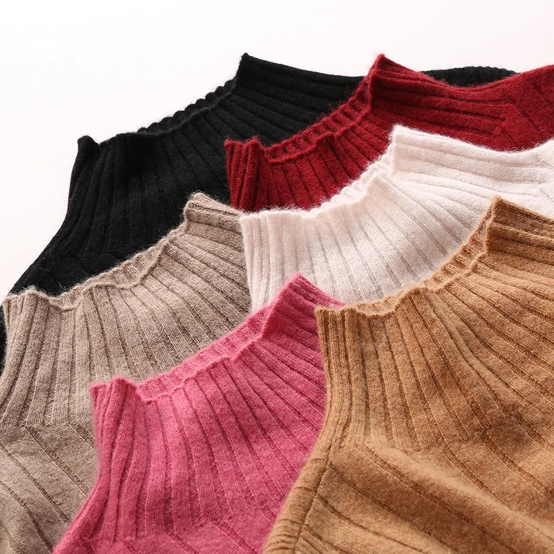 Leisure High Collar Basic Sweater Slim Cosy Long Sleeve 100% Cashmere Pullover Home Style Fashion Women's Sweater Autumn Winter
Leisure High Collar Basic Sweater Slim Cosy Long Sleeve 100% Cashmere Pullover Home Style Fashion Women's Sweater Autumn Winter