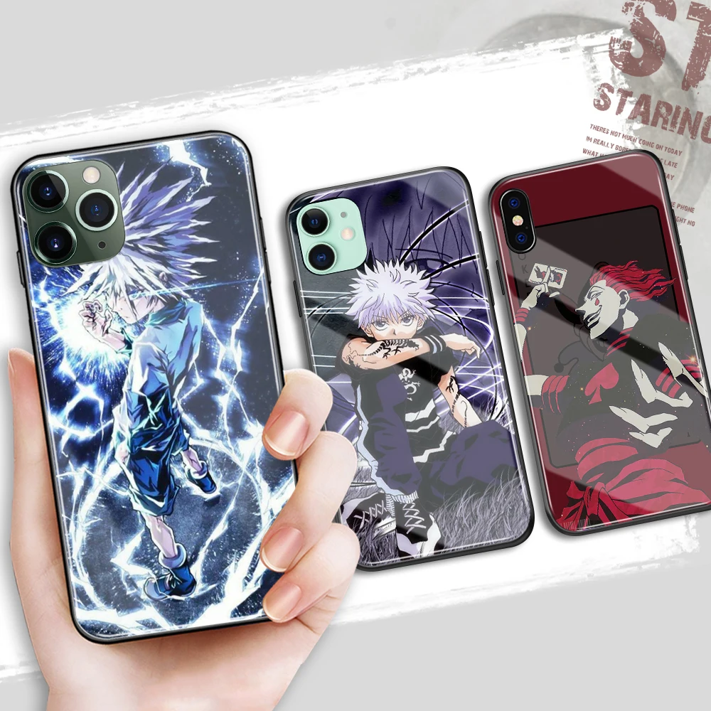 Phone Cover for Killua Zoldyc Hunter X Hunter Glass Anime Case for iPhone 6 6S 8 7 Plus X XR XS MAX 11 12 13 Pro Max
Phone Cover for Killua Zoldyc Hunter X Hunter Glass Anime Case for iPhone 6 6S 8 7 Plus X XR XS MAX 11 12 13 Pro Max