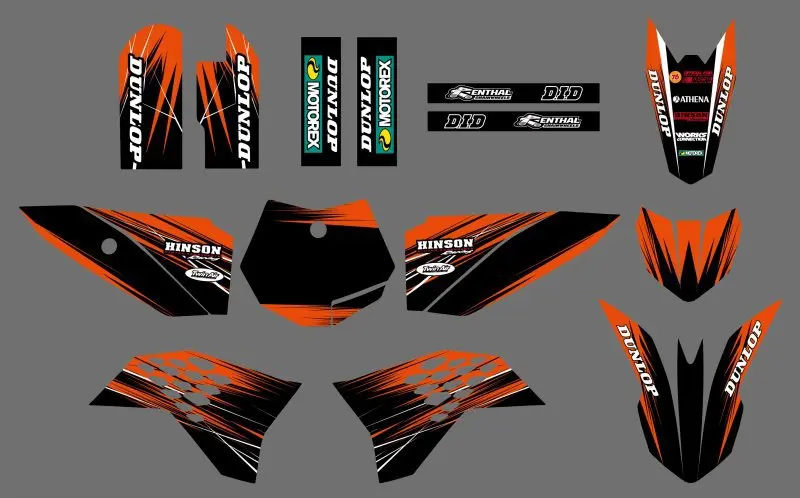 

0546 Motorcycle Team DECAL STICKER Graphics & Backgrounds Kits For KTM SX 50 SX50 50SX 50CC 2009 2010 2011 2012 2013 Personality