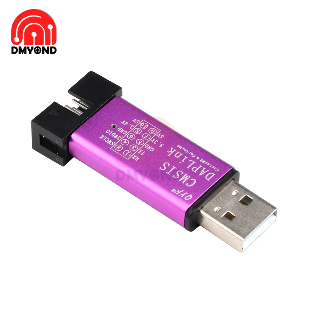 DAPLink Emulator Burner Support For Keil MDK IAR SWD Based On CMSIS-DAPLink HID Device with 4Pin DuPont Cable Replace ST-Link V2
DAPLink Emulator Burner Support For Keil MDK IAR SWD Based On CMSIS-DAPLink HID Device with 4Pin DuPont Cable Replace ST-Link V2