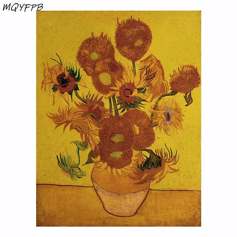 Van Gogh's Famous Painting Sunflower Kraft Paper Wall Sticker Poster Decoration Painting Household Products 46x35cm
Van Gogh's Famous Painting Sunflower Kraft Paper Wall Sticker Poster Decoration Painting Household Products 46x35cm