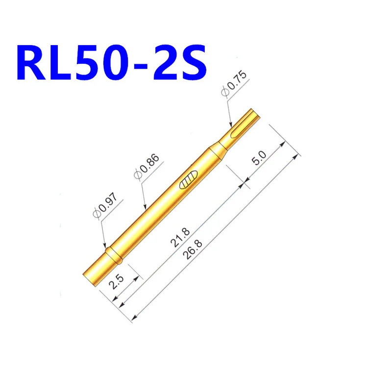 100pcs/pack RL50-2S Test Needle Set 0.86mm Welding Wire Needle Seat
100pcs/pack RL50-2S Test Needle Set 0.86mm Welding Wire Needle Seat