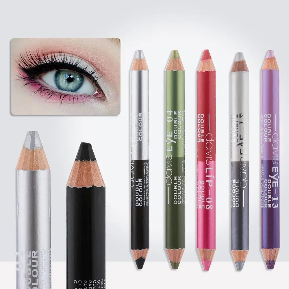 1Pc Double-Ended Double-Color Eyeliner Pen Durable Waterproof Sweatproof Eyeshadow Highlighter Glitter Eyes Pencil Makeup Tools
1Pc Double-Ended Double-Color Eyeliner Pen Durable Waterproof Sweatproof Eyeshadow Highlighter Glitter Eyes Pencil Makeup Tools
