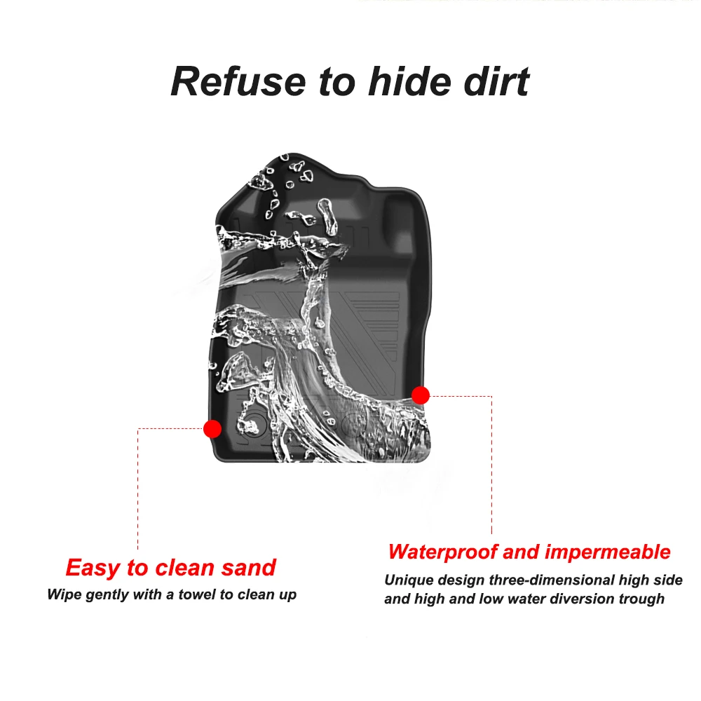 Fully Surrounded Foot Pad For Ford EcoSport 2018-2019 Car Waterproof Non-Slip Rubber Floor Mat TPE Car Accessories
Fully Surrounded Foot Pad For Ford EcoSport 2018-2019 Car Waterproof Non-Slip Rubber Floor Mat TPE Car Accessories