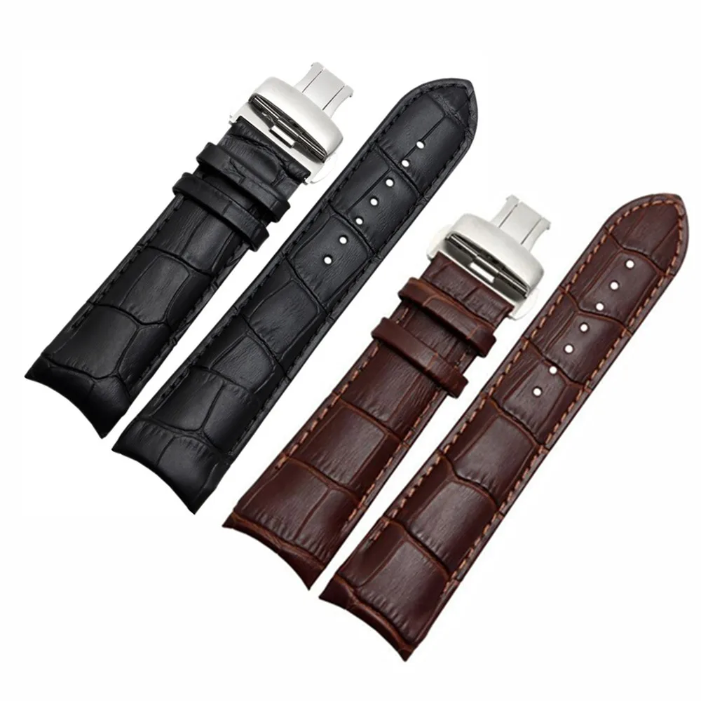 Handmade Genuine Leather Curved End Watchband 22mm 23mm 24mm For Tissot T035 Watch Band Strap Steel Buckle Wrist Bracelet 
Handmade Genuine Leather Curved End Watchband 22mm 23mm 24mm For Tissot T035 Watch Band Strap Steel Buckle Wrist Bracelet