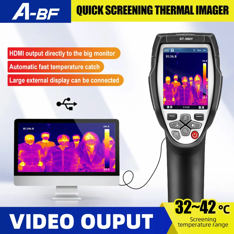 A-BF Human Body Infrared Thermal Camera Crowd Temperature Inspection Thermal Imager Live TV IR Thermal Imaging Camera Bluetooth
A-BF Human Body Infrared Thermal Camera Crowd Temperature Inspection Thermal Imager Live TV IR Thermal Imaging Camera Bluetooth