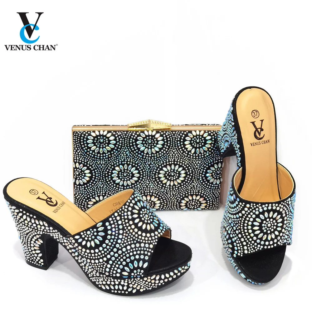 Light New Arrivals Black Color Italian Design Nigerian Women Shoes and Bag Set Comfortable Heels Slingbacks Pumps for Party
Light New Arrivals Black Color Italian Design Nigerian Women Shoes and Bag Set Comfortable Heels Slingbacks Pumps for Party