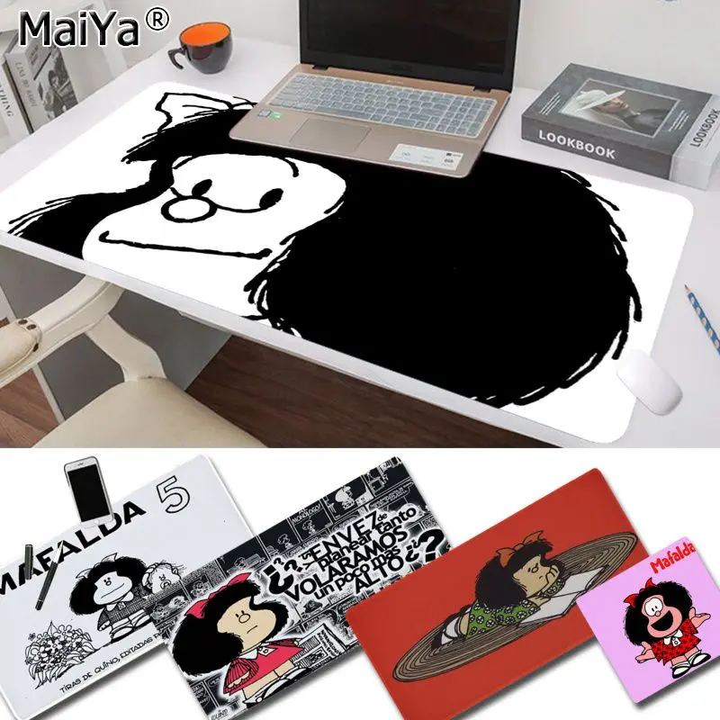 Maiya Top Quality Cartoon Mafalda Rubber Mouse Durable Desktop Mousepad Free Shipping Large Mouse Pad Keyboards Mat
Maiya Top Quality Cartoon Mafalda Rubber Mouse Durable Desktop Mousepad Free Shipping Large Mouse Pad Keyboards Mat
