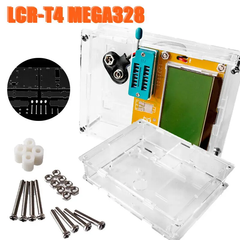 Тестер транзисторов LCR-T4 Mega328, измеритель ESR MOS NPN Shell, чехол, диод, транзисторный конденсатор, индуктор SCR
Тестер транзисторов LCR-T4 Mega328, измеритель ESR MOS NPN Shell, чехол, диод, транзисторный конденсатор, индуктор SCR