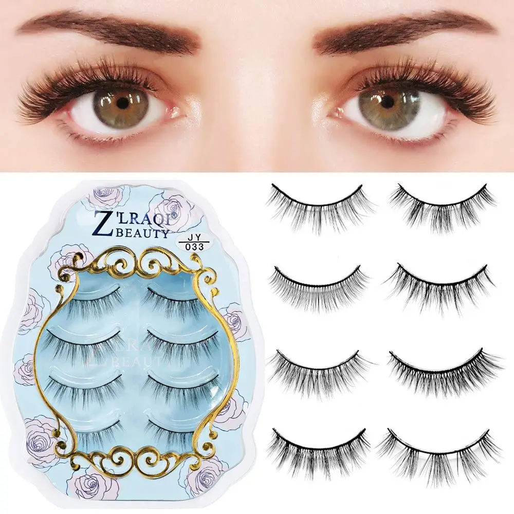 4 Pairs False Eyelashes Cruelty Free Eyelashes Extension Supplies Fluffy Full Strip Eyelashes Box Package Eye Makeup Tool
4 Pairs False Eyelashes Cruelty Free Eyelashes Extension Supplies Fluffy Full Strip Eyelashes Box Package Eye Makeup Tool