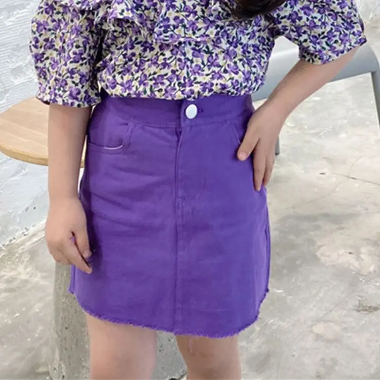2PCS WLG Girls Boutique Outfits Kids Clothes Summer Pruple Floral Shirt and Skirt Set Baby Girl Cute All Match Clothing Set
2PCS WLG Girls Boutique Outfits Kids Clothes Summer Pruple Floral Shirt and Skirt Set Baby Girl Cute All Match Clothing Set