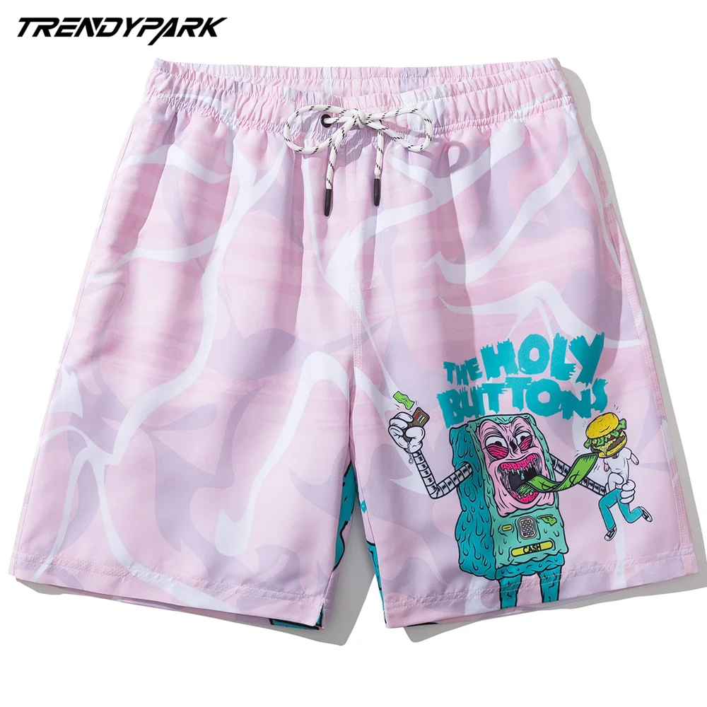 2021 Board Short for Men Funny Cartoon Printed Summer Oversize Streetwear Harajuku Drawstrings Casual Polyester Beach Shorts
2021 Board Short for Men Funny Cartoon Printed Summer Oversize Streetwear Harajuku Drawstrings Casual Polyester Beach Shorts