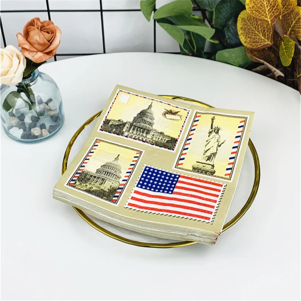 20Pcs Decoupage Servilletas Creative Building Color Printed Napkins Wedding Party Paper Tissues Home Dinner Decoration 33*33cm
20Pcs Decoupage Servilletas Creative Building Color Printed Napkins Wedding Party Paper Tissues Home Dinner Decoration 33*33cm