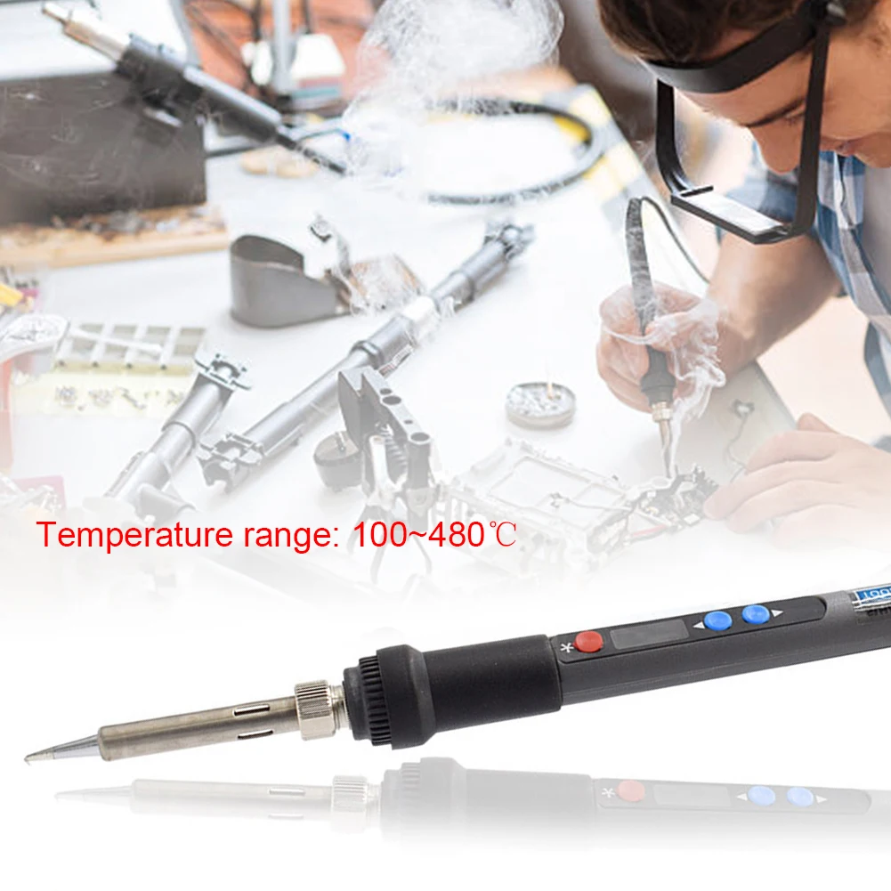 PX988 LCD Digital Display Electric Solder Iron 90W Thermostat Rework Station Heat Pencil LCD Digital Electric Solder Iron 
PX988 LCD Digital Display Electric Solder Iron 90W Thermostat Rework Station Heat Pencil LCD Digital Electric Solder Iron