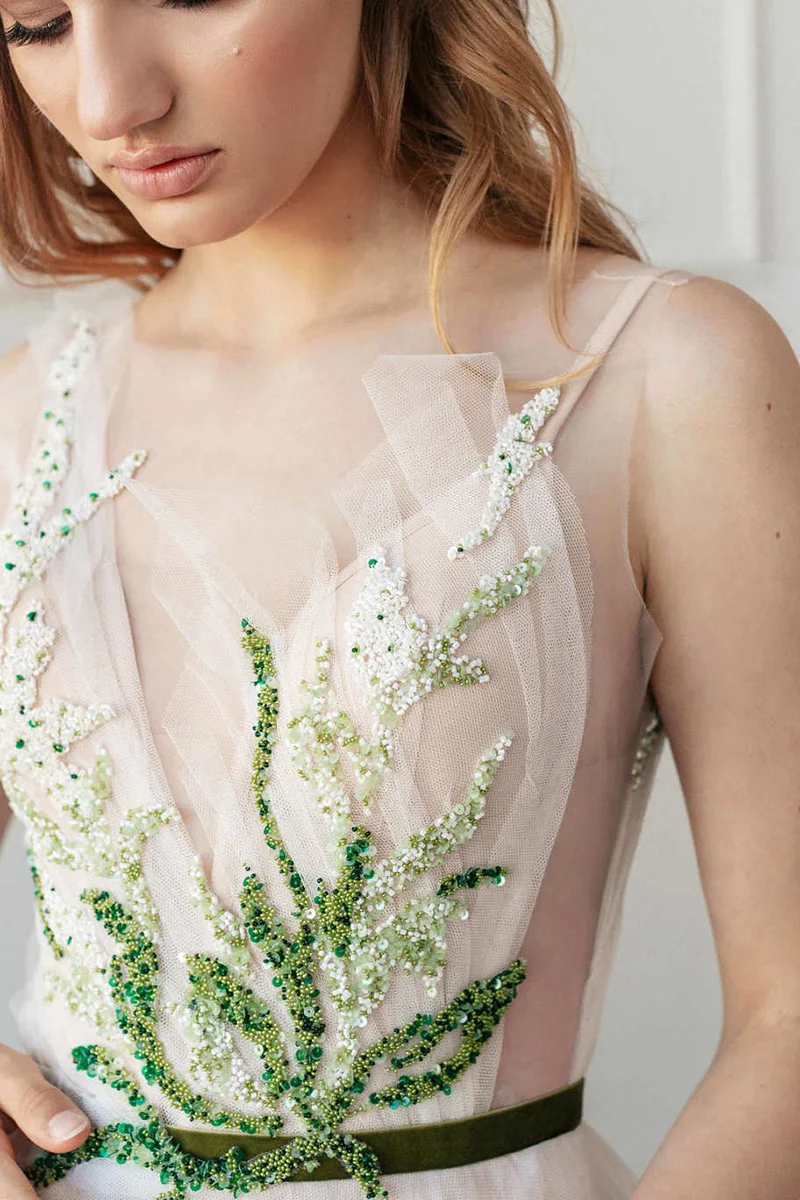 Bohemian Wedding Dresses O-Neck Beaded with Pearls A-Line Wedding Gown Backless Tulle Bride Dress 2020 Vestido De Noiva
Bohemian Wedding Dresses O-Neck Beaded with Pearls A-Line Wedding Gown Backless Tulle Bride Dress 2020 Vestido De Noiva