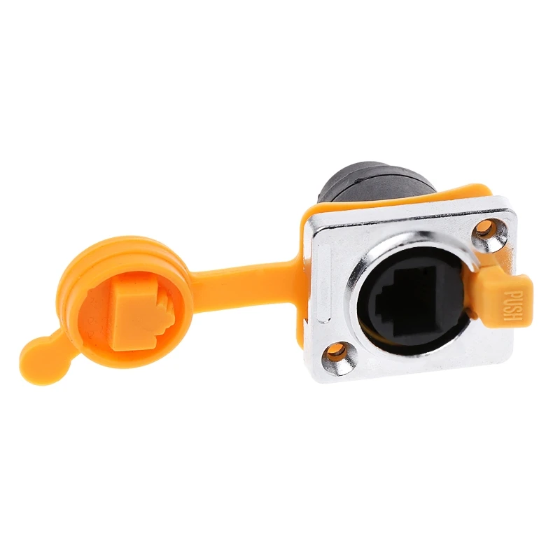 RJ45 Waterproof Connector Sockets Ethernet Panel Mount LED Display Signal Self-locking Plug Connector
RJ45 Waterproof Connector Sockets Ethernet Panel Mount LED Display Signal Self-locking Plug Connector