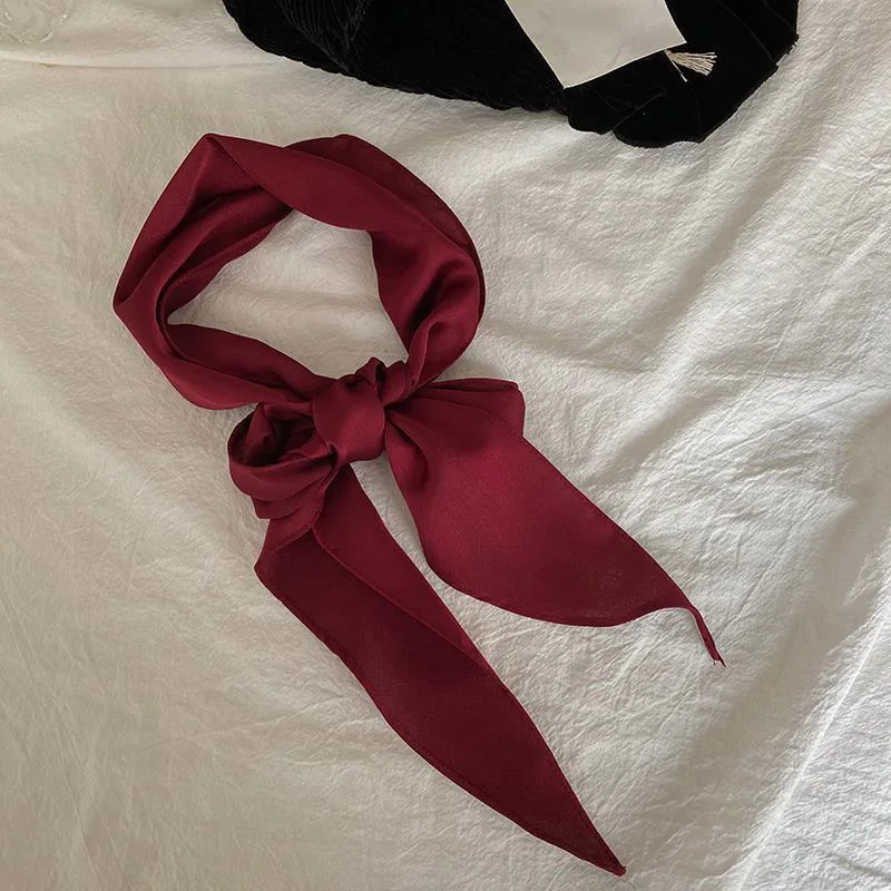 Long Women Hair Scarf Fashion Hair Bands Chic Silk Red Bag Ribbon Scarf Warps Girl Bow Scunchie Headband Hair Tie New Headdress
Long Women Hair Scarf Fashion Hair Bands Chic Silk Red Bag Ribbon Scarf Warps Girl Bow Scunchie Headband Hair Tie New Headdress