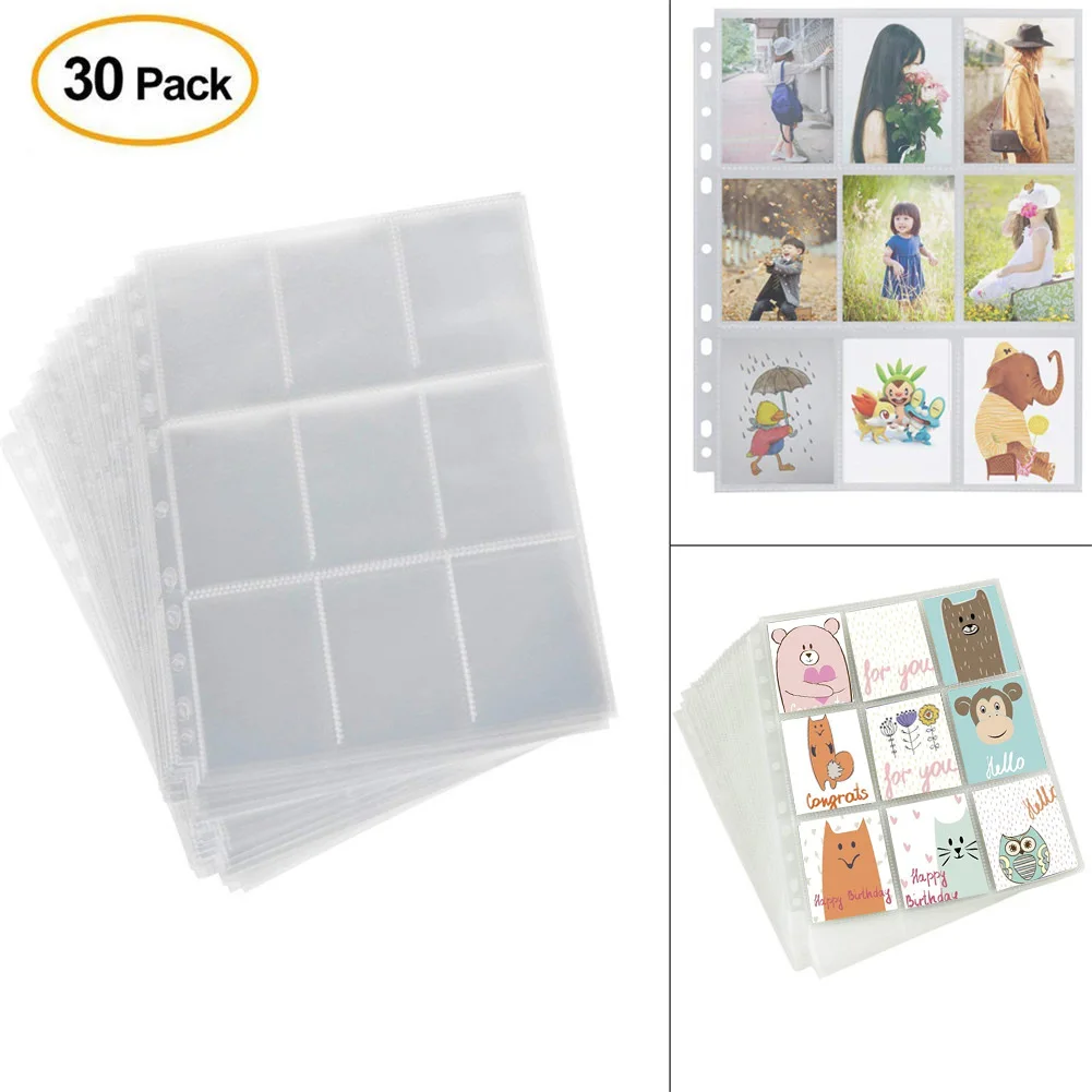 NEW 20/30Pcs 180/270 9-Pocket Gaming/Trading Card Album Pages/Binder Sheets For Pokemon Yu-Gi-Oh Wholesale
NEW 20/30Pcs 180/270 9-Pocket Gaming/Trading Card Album Pages/Binder Sheets For Pokemon Yu-Gi-Oh Wholesale