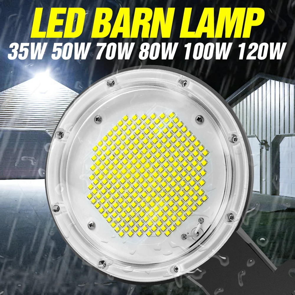 

LED Industrial Lighting Waterproof LED Street Lamp LED Barn Lamp 35W 50W 70W 80W 100W 120W Outdoor Light Floodlights For Garage