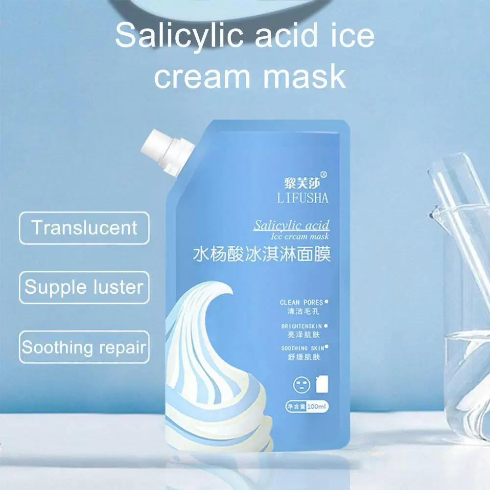 100ml Salicylic Acid Ice Cream Mask To Remove Acne Skin Marks Pores And Blackheads Shrinking Cleansing And Care Moisturizin
100ml Salicylic Acid Ice Cream Mask To Remove Acne Skin Marks Pores And Blackheads Shrinking Cleansing And Care Moisturizin