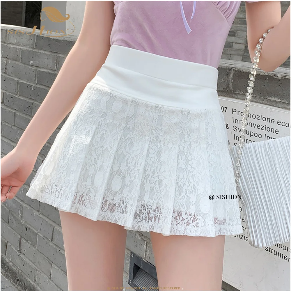 SISHION Black White Pleated Skirt Short Woman Elastic Waist Mini Skirts WF0250 Sexy Mircro Summer Lace Tennis Skirts New Preppy
SISHION Black White Pleated Skirt Short Woman Elastic Waist Mini Skirts WF0250 Sexy Mircro Summer Lace Tennis Skirts New Preppy