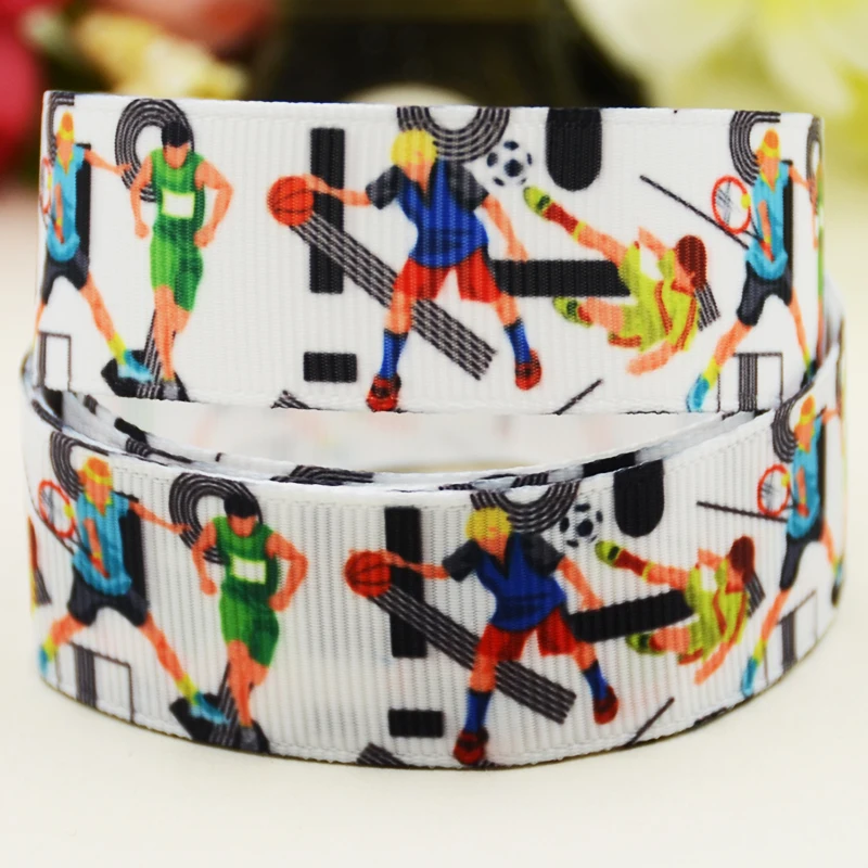 22mm 25mm 38mm 75mm Sports Cartoon printed Grosgrain Ribbon party decoration 10 Yards X-03526
22mm 25mm 38mm 75mm Sports Cartoon printed Grosgrain Ribbon party decoration 10 Yards X-03526