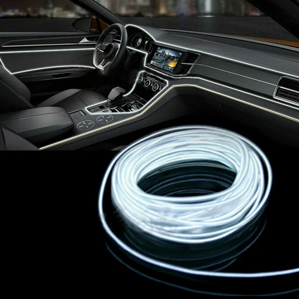 2M White LED Auto Car Interior Decor Atmosphere Wire Strip Light Accessories Cold Light Strip
2M White LED Auto Car Interior Decor Atmosphere Wire Strip Light Accessories Cold Light Strip