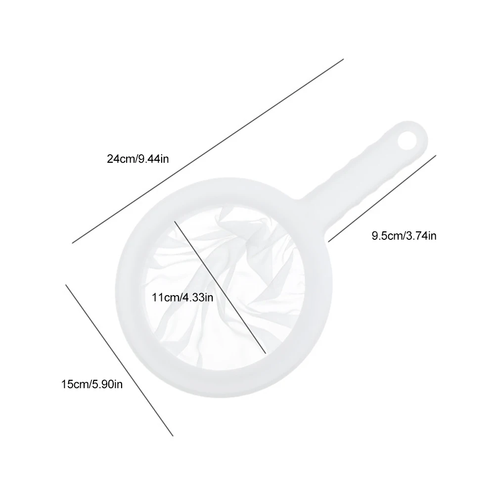 100/200/350/400 Mesh Kitchen Ultra-fine Mesh Strainer Kitchen Nylon Mesh Filter Spoon for Soy Milk Coffee Milk Yogurt Vegetables
100/200/350/400 Mesh Kitchen Ultra-fine Mesh Strainer Kitchen Nylon Mesh Filter Spoon for Soy Milk Coffee Milk Yogurt Vegetables